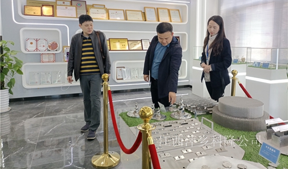 萍乡科隆迎来湖南岳阳某塔体设备厂家客户考察