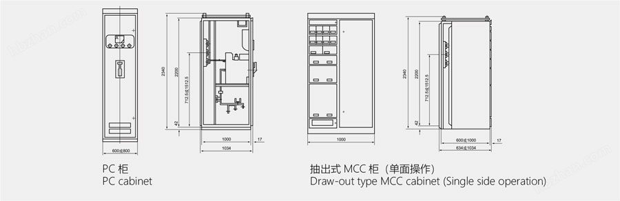 MNS低壓抽出式成套開關(guān)設(shè)備內(nèi)部結(jié)構(gòu)