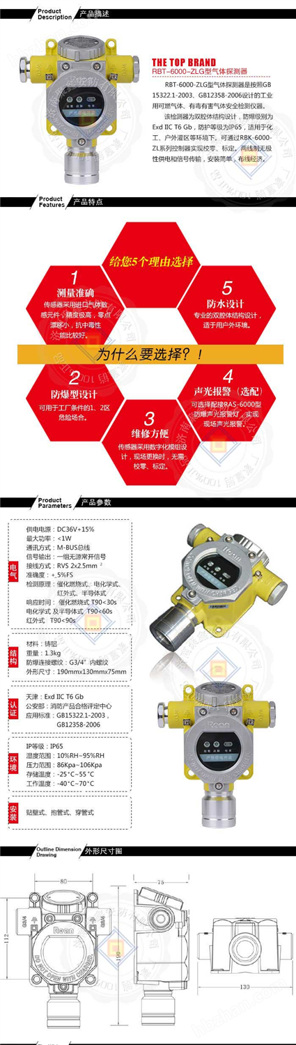 一氧化碳探測器RBT-6000-ZLG